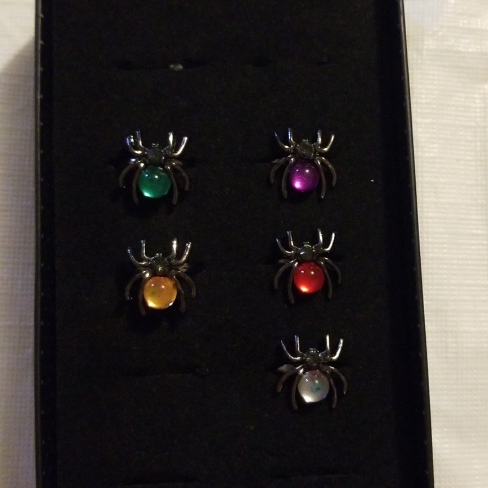 Girls Spider Ring Bundle